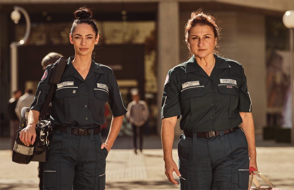 two paramedics
